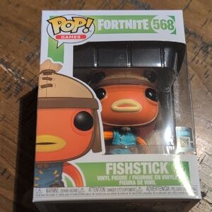 Funko Pop Games Fishstick Figure - Orange and Blue